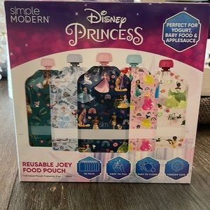 Disney princess reusable Joey food pouch.